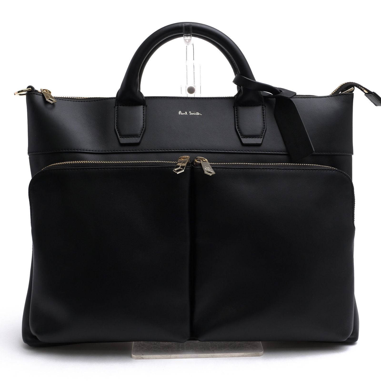 ポールスミス／Paul Smith バッグ トートバッグ 鞄 ハンドバッグ メンズ 男性 男性用 レザー 革 本革 ブラック 黒 PSN892 ヘルメットバッグ ミリタリー