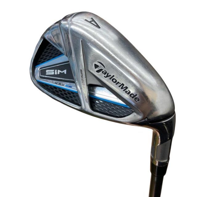 【中古】 テーラーメイド SIM MAX AW ウェッジ WG TENSEI BLUE TM60(IR) (フレックスS) メンズ 男性用 右利き 右用 Cランク ゴルフクラブ