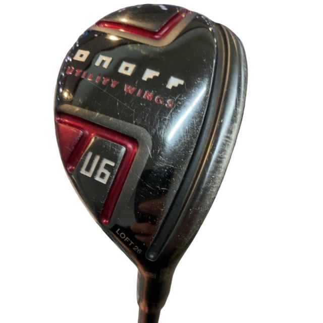 【中古】 ダイワ(グローブライド) ONOFF UTILITY WINGS(2022) AKA U6 ユーティリティ UT LABOSPEC SHINARI:u70 (フレックスS) メンズ 男性用 右利き 右用 Dランク ゴルフクラブ