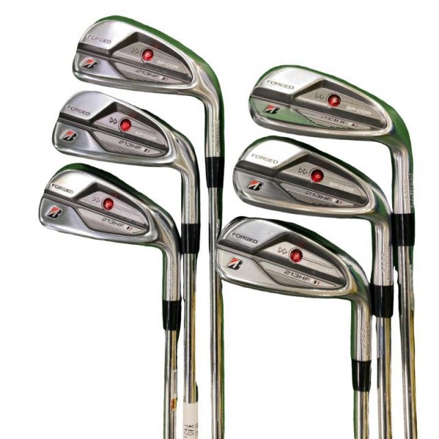 【中古】 ブリヂストン BRIDGESTONE 213HF 7S アイアンセット IR 純正特注シャフト (フレックスR) メンズ 男性用 右利き 右用 Cランク ゴルフクラブ