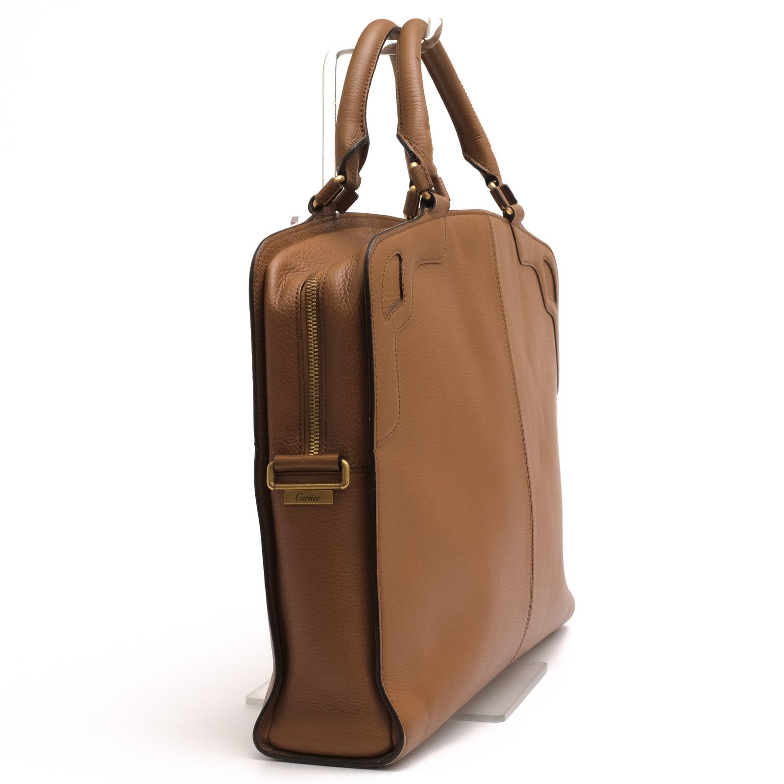 Cartier L10024 メンズ レザーバック ブリーフケース 鞄 カルティエ／Cartier バッグ ブリーフケース ビジネスバッグ 鞄