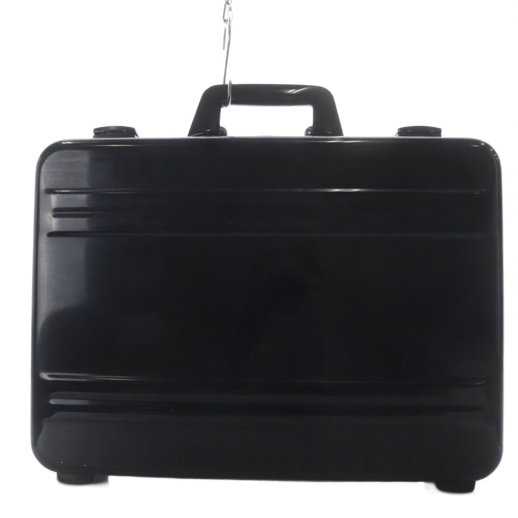 ZERO HALLIBURTON ZERO HALLIBURTON Double Rib Briefcase Attache Case Business Bag Handbag Black /YO38 ■GY18