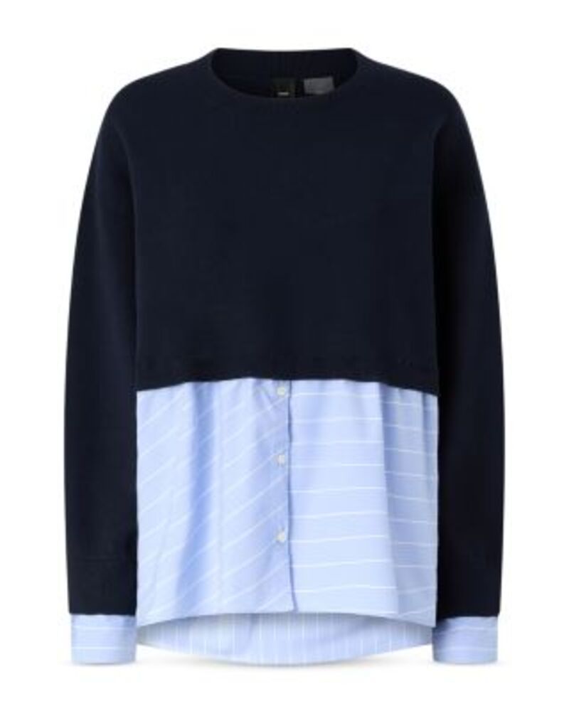 ピンコ レディース アウター ニット・セーター PINKO Lava Mixed Media Sweater Ee2