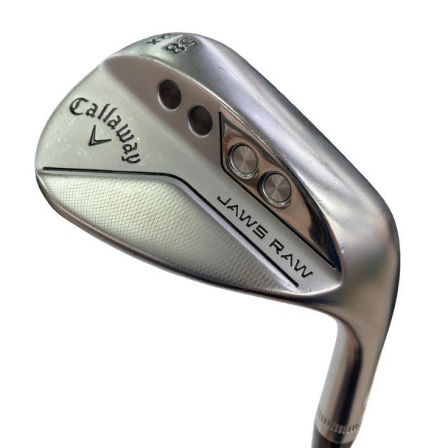 【中古】 キャロウェイ JAWS RAW クロムメッキ 58°/12°W ウェッジ WG NS PRO 950GH neo (フレックスS) メンズ 男性用 右利き 右用 Cランク ゴルフクラブ