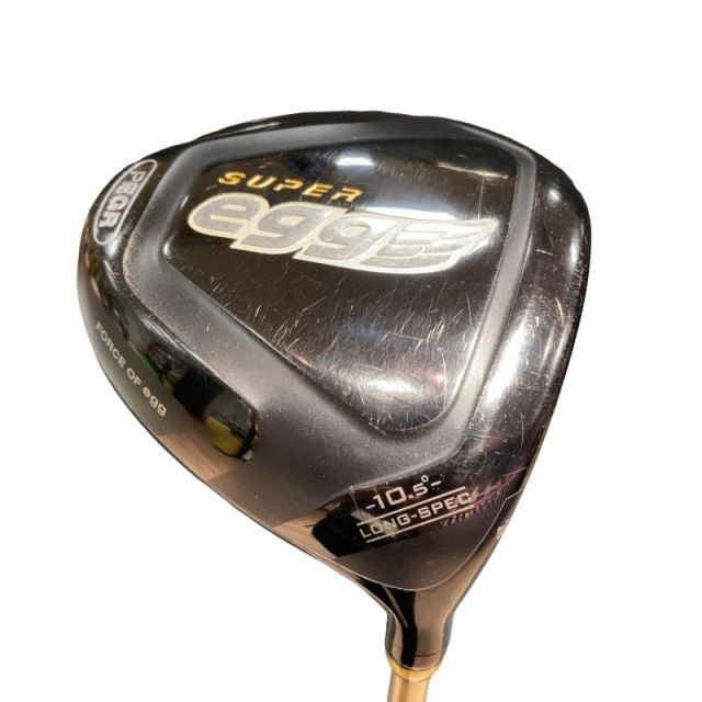 【中古】 プロギア SUPER egg LONG-SPEC 10.5° ドライバー DR eggオリジナルカーボン (フレックスSR) メンズ 男性用 右利き 右用 Cランク ゴルフクラブ