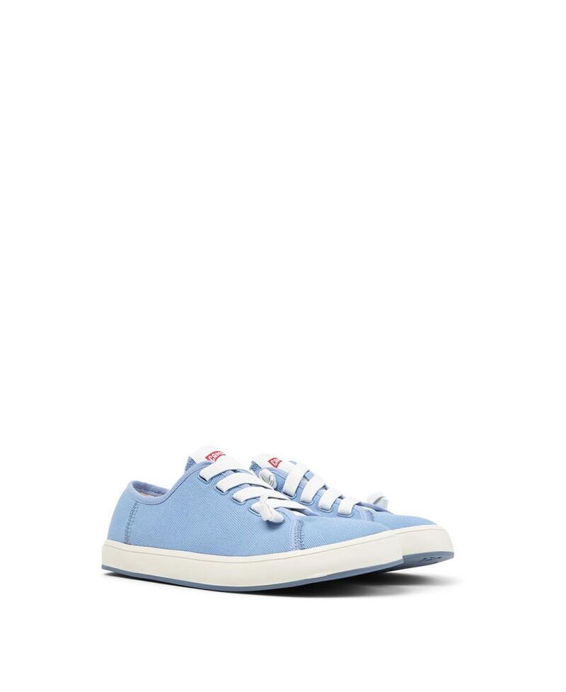 カンペール レディース シューズ スニーカー レザー Camper Womens Peu Rambla II Leather Sneaker Blue ブルー