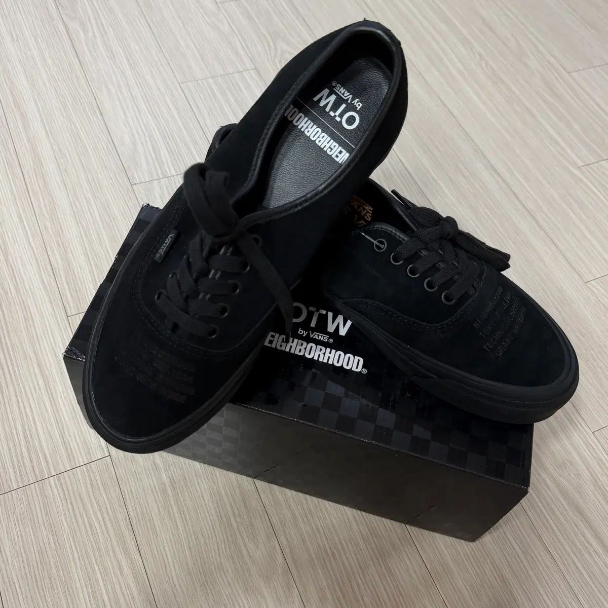 ネイバーフッド x VANS スリッポン ブラック 270