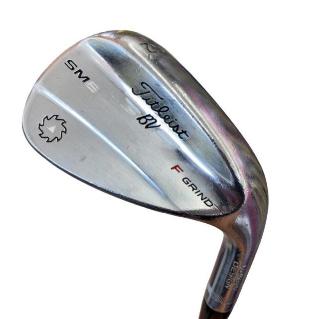 【中古】 タイトリスト VOKEY SPIN MILLED SM6 ツアークロム 52°/12°F ウェッジ WG Dynamic Gold (フレックスS) メンズ 男性用 右利き 右用 Cランク ゴルフクラブ