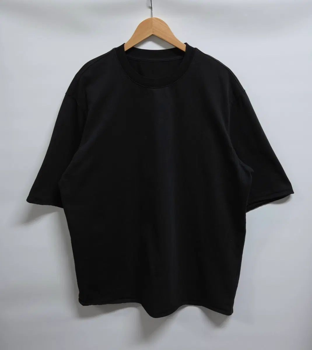 システムオム ブラック オーバーサイズ 半袖Tシャツ 100