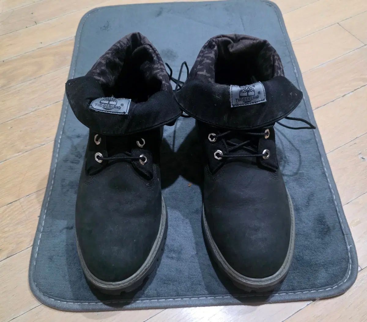 Timberland 6インチ ブラック ロールトップブーツ 280 34,550円
