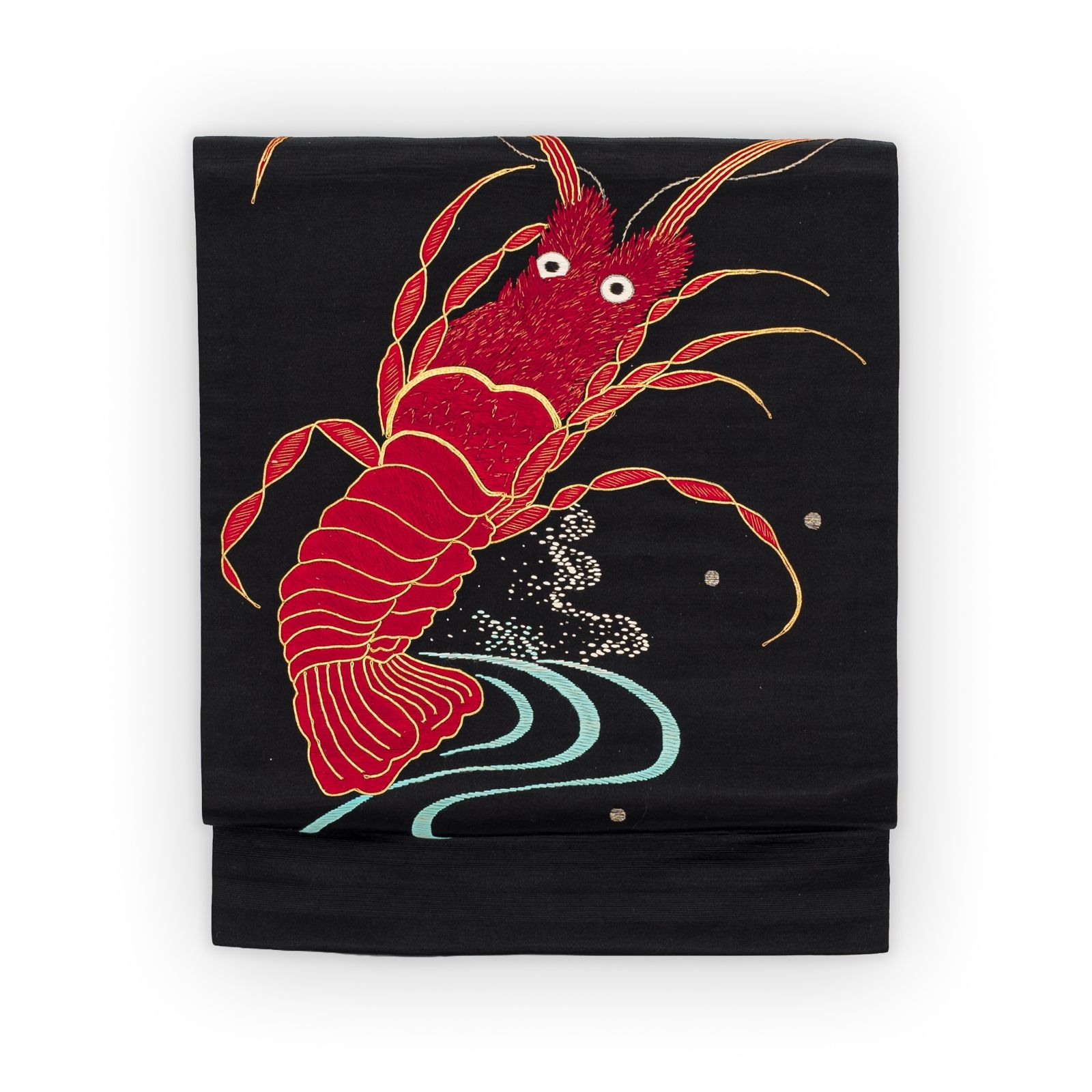 アンティーク着物　刺繍名古屋帯　伊勢海老 28,743円
