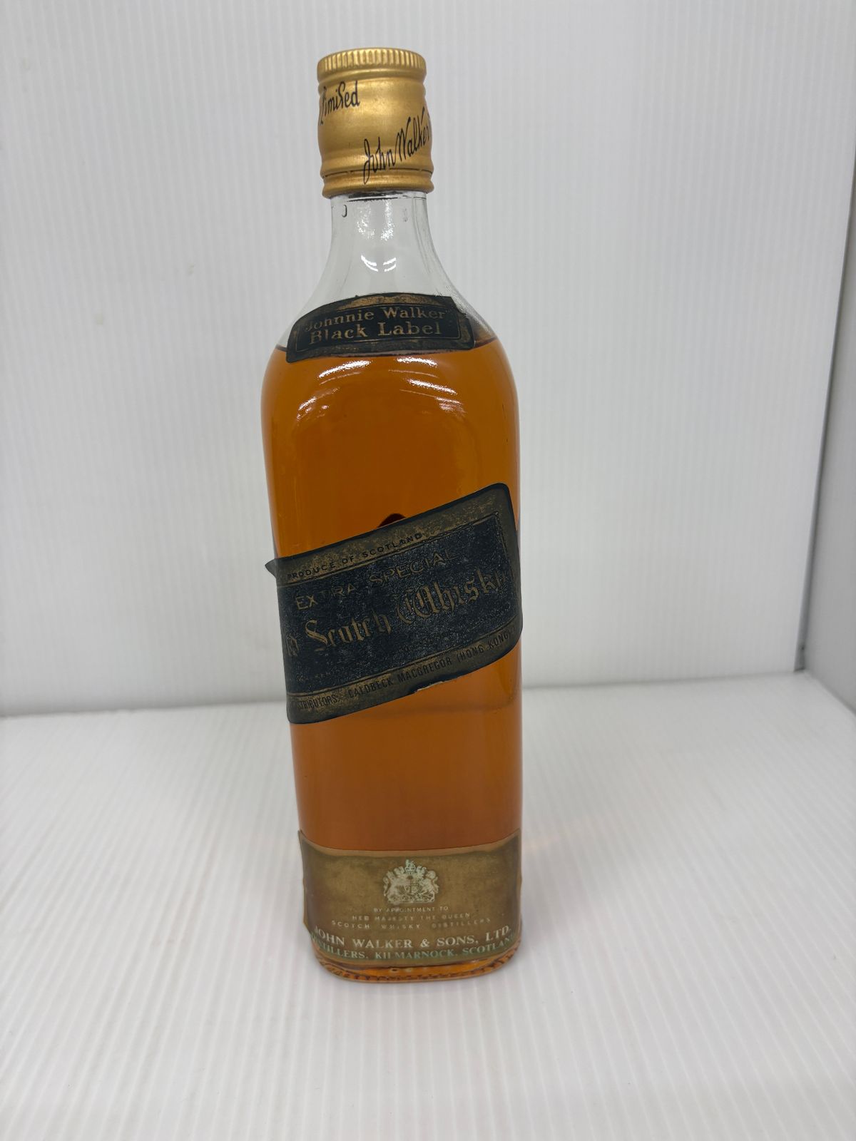 【未開栓 古酒】ジョニーウォーカー ブラックラベル EXTRA SPECIAL 金キャップ 旧ボトル 香港向け■ 7,454円
