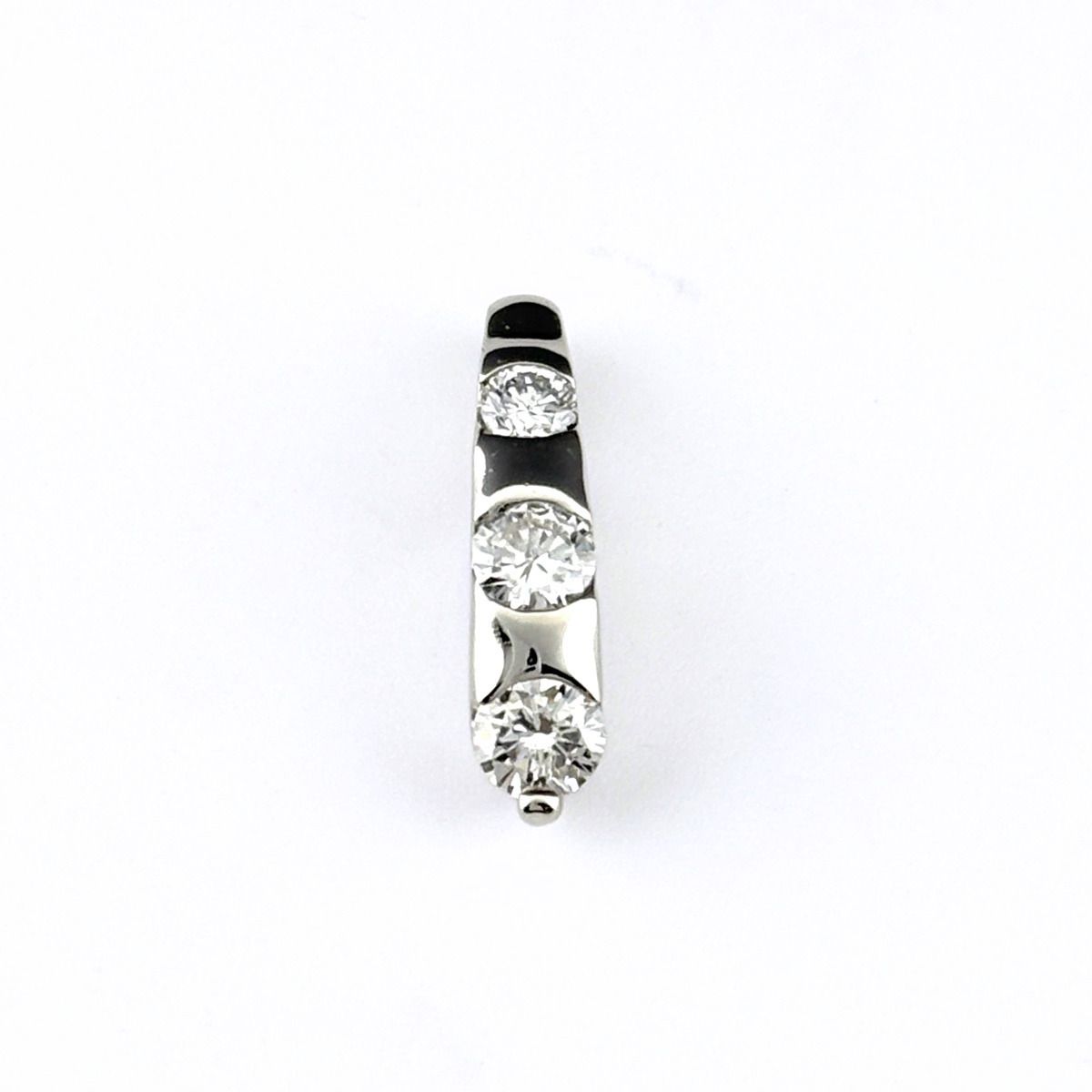 メレダイヤ プラチナ ペンダントトップ Pt900 ダイヤモンド レディース 【中古】