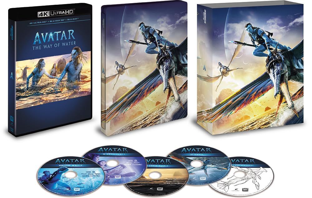 アバター:ウェイ・オブ・ウォーター スチールブック付き 4K UHD [4K ULTRA HD+3D+ブルーレイ] [Blu-ray]