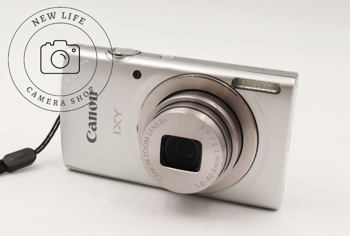 極上品☆Canon キャノン IXY 180 PC2275 コンパクトデジタルカメラ シルバー ###17961