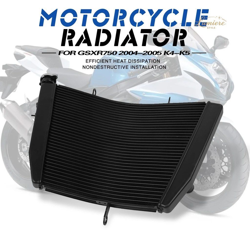 GSXR750 GSX R 750 GSX-R 750 2004-2005 K4 K5 オートバイ エンジン ラジエーター クーラント クーラー 冷却 オートバイ ウォータータンク