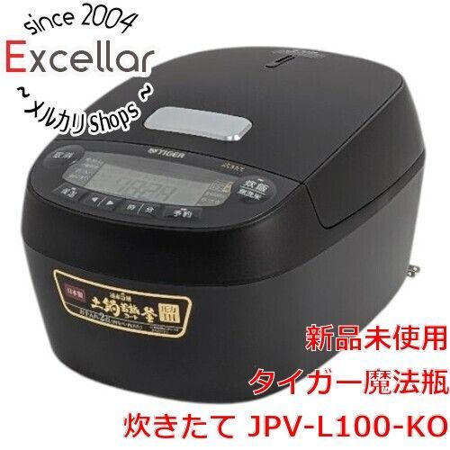 [bn:18] TIGER　圧力IHジャー炊飯器 炊きたて 5.5合炊き　JPV-L100-KO　オフブラック 35,783円