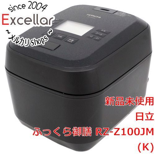 [bn:11] 日立　圧力＆スチームIHジャー炊飯器 ふっくら御膳 5.5合 RZ-Z100JM(K)　漆黒