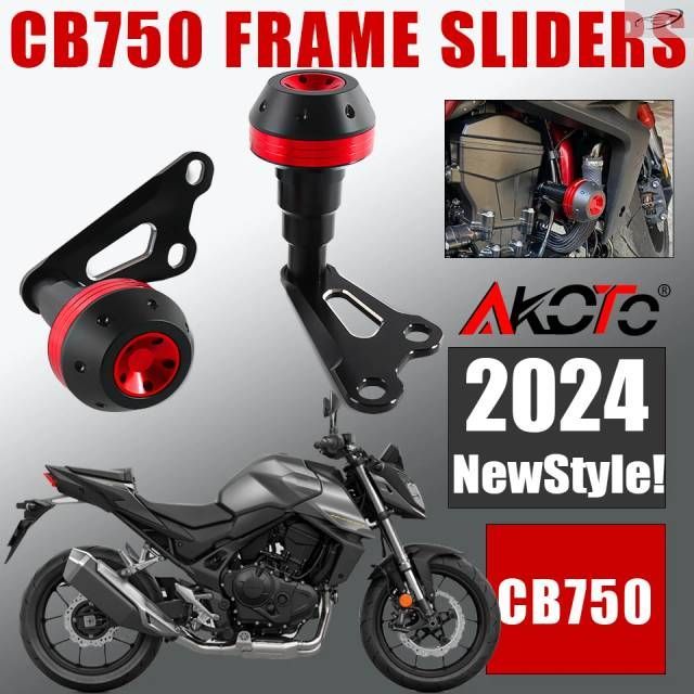 2Style Engine Protection Cover Frame Sliders Crash Pad Falling Protector Guard HONDA CB750 HORNET 2023 2024+