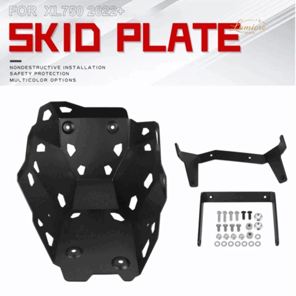 オートバイ用エンジン下部シャーシ底部保護ベリーパンスキッドプレートカバーガード ホンダ トランザルプ XL750 XL 750 2023-2025