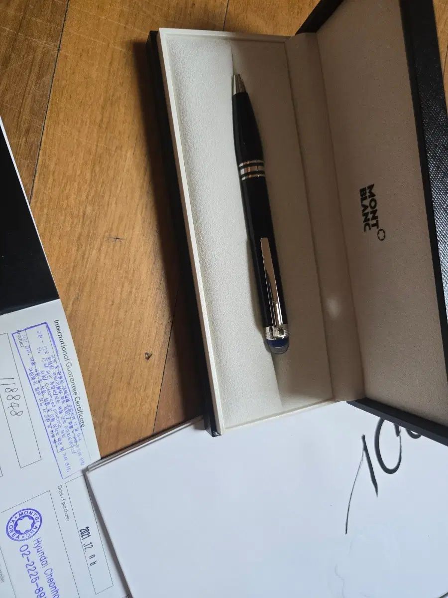 MONT BLANC ボールペン スターウォーカー ブルー ドーム (未使用 新品 プレゼント用)