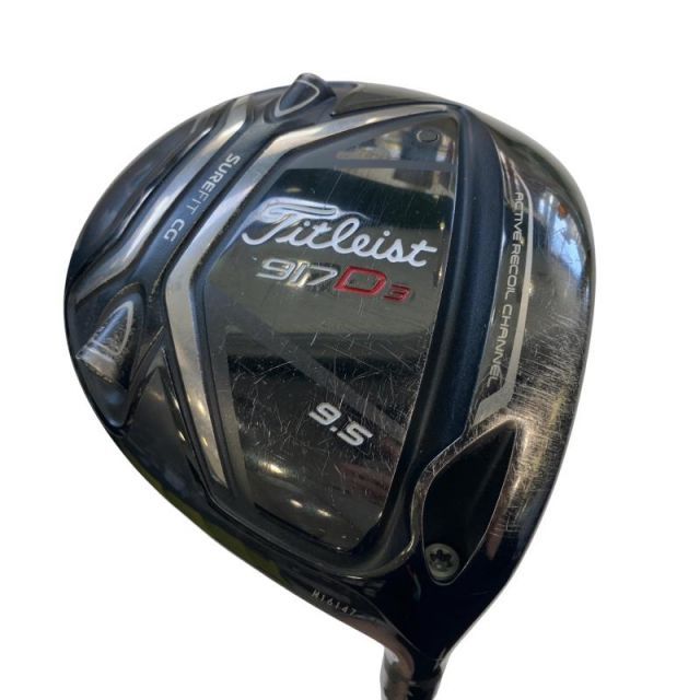 【中古】 タイトリスト 917 D3 9.5° ドライバー DR Diamana BF60 (フレックスS) メンズ 男性用 右利き 右用 Cランク ゴルフクラブ
