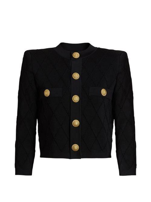 BALMAIN クロップドカーディガン 送料無料
