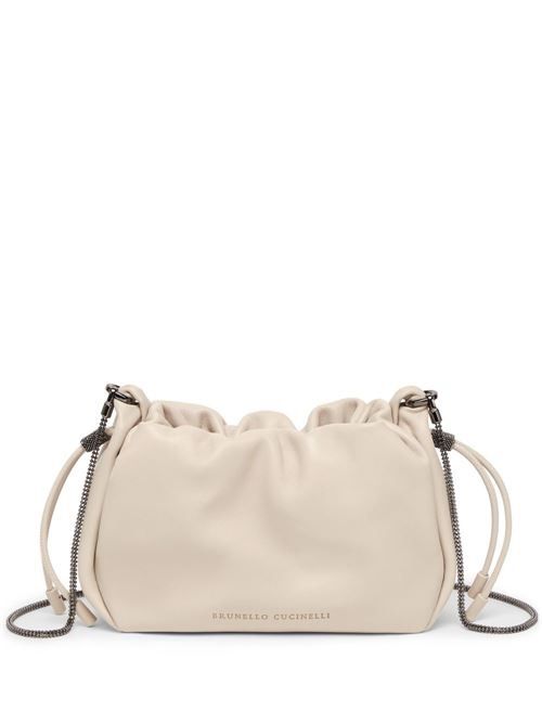 BRUNELLO CUCINELLI メロー ミニ レザー バケットバッグ 送料無料