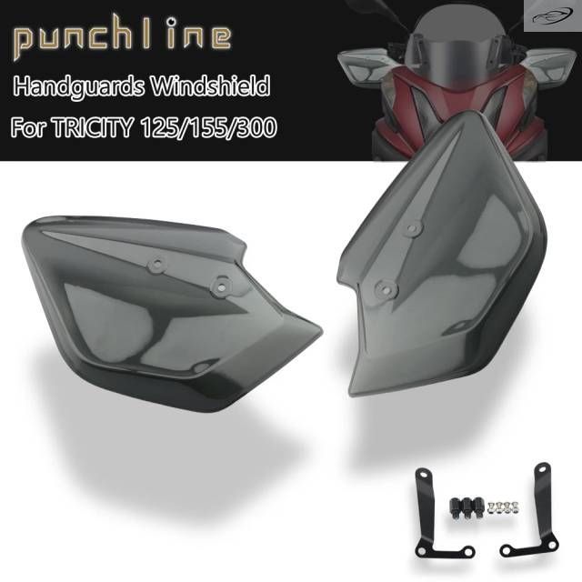 Tricity 125 155 300 Motorcycle Handguards Shield Guards Windshield Hand Wind Protection