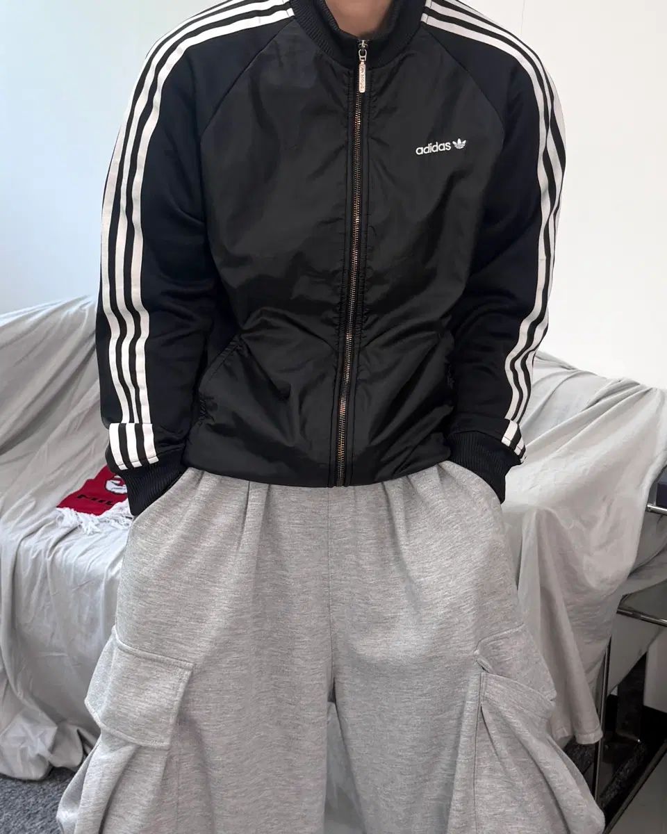 adidas ベッケンバウアー ブラック トラックジャージ ジャージ L