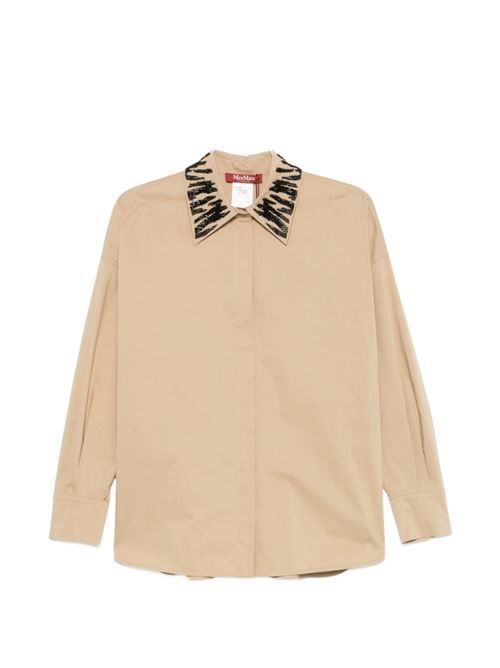 MAX MARA コットンブレンドシャツ 送料無料