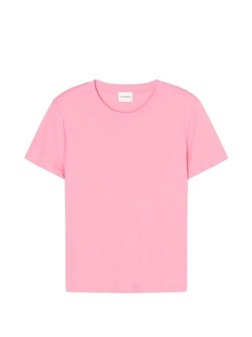 クローズドコットンTシャツ 送料無料