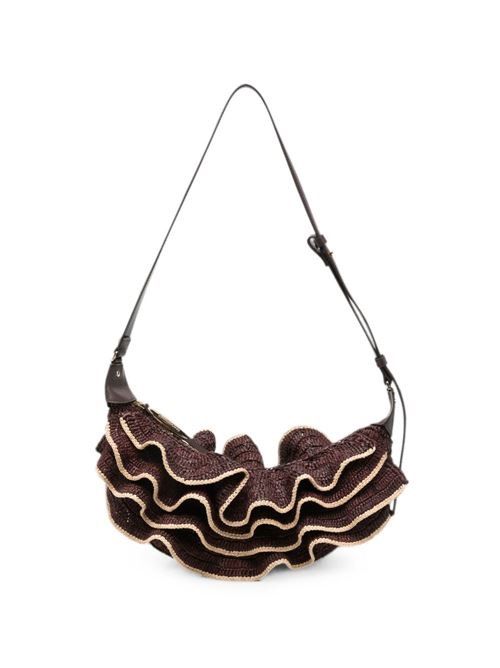 ZIMMERMANN ゴールデンタイム ラフィア ショルダーバッグ 送料無料