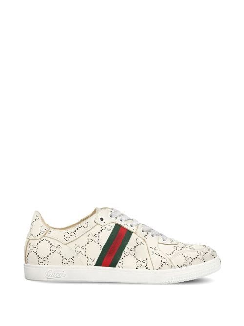 GUCCI ストレッチレザースニーカー 送料無料