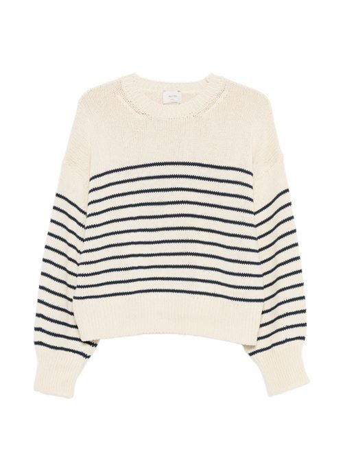 ALYSI コットンクルーネックセーター 送料無料