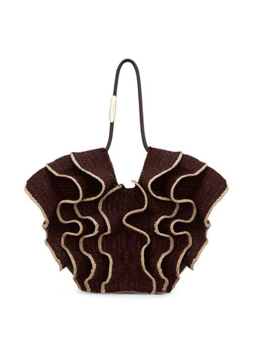 ZIMMERMANN ゴールデンタイム ミディアム ラフィア トート 送料無料 71,363円
