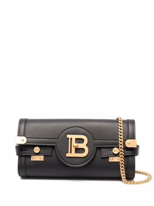 BALMAIN B-BUZZ 23 レザー クロスボディバッグ 送料無料