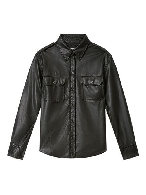 MARANT ETOILE NOEE フェイクレザーシャツ 送料無料