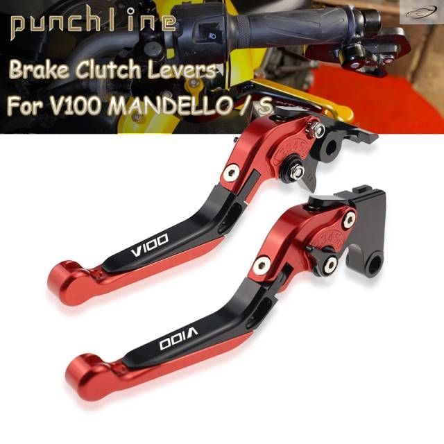 V100 MANDELLO S 2023-2024 Clutch Handles V 100 MANDELLOS Folding Extendable Brake Levers 6,719円