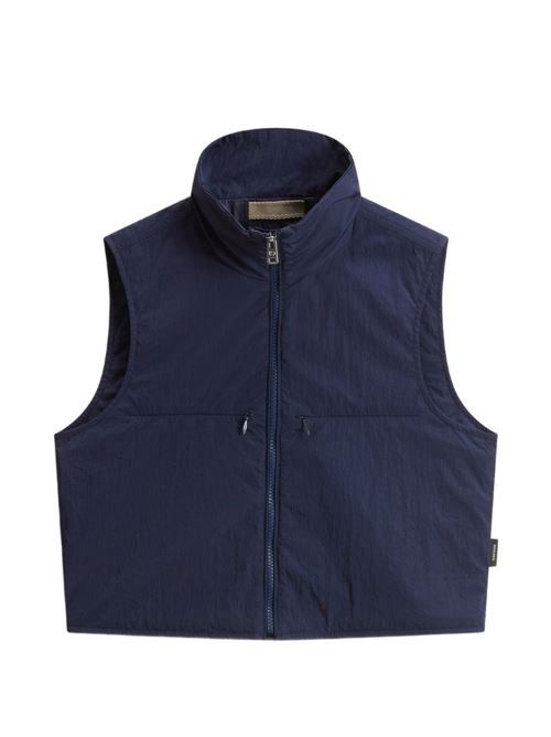 WOOLRICH NYLON ZIPPED VEST 送料無料