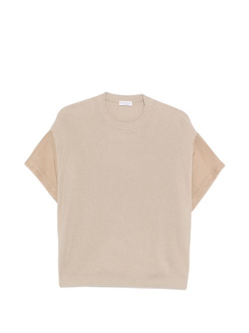 BRUNELLO CUCINELLI コットン Tシャツ 送料無料