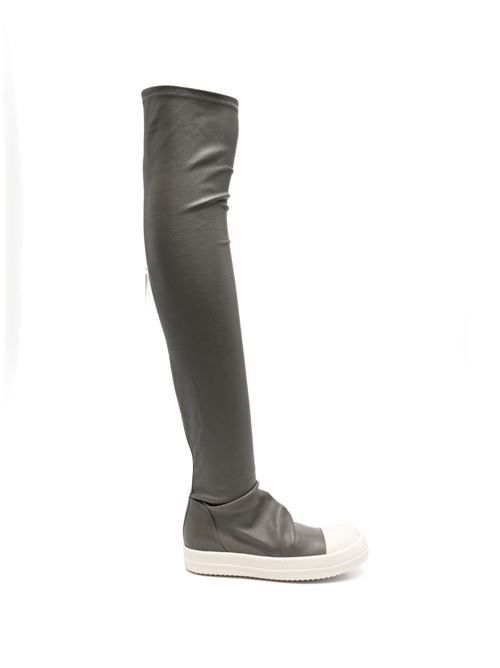 RICK OWENS レザー オーバーニー ブーツ 送料無料