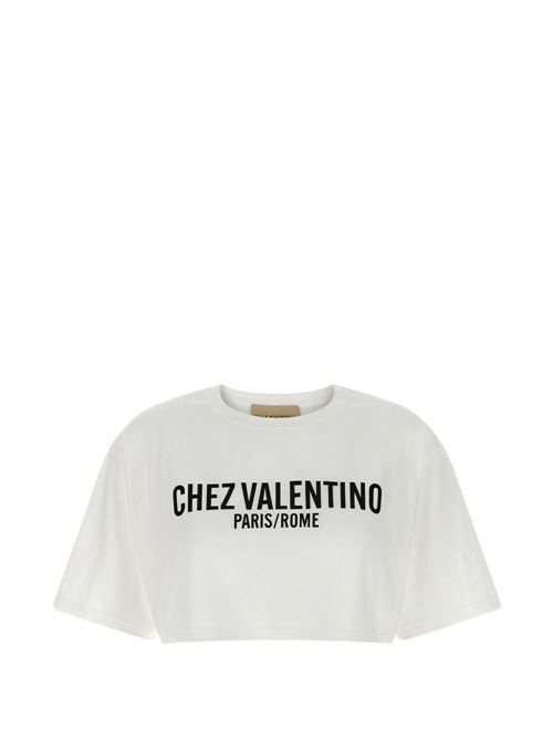 VALENTINO CHEZ VALENTINO コットン Tシャツ 送料無料