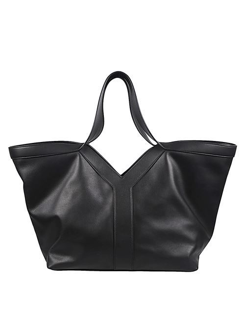 SAINT LAURENT Y ラージ レザー トートバッグ 送料無料