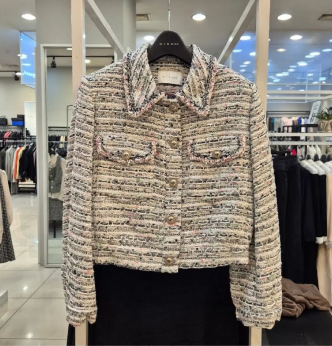 ミシャ イッミシャ 르사쥬 ツイード ジャケット 44