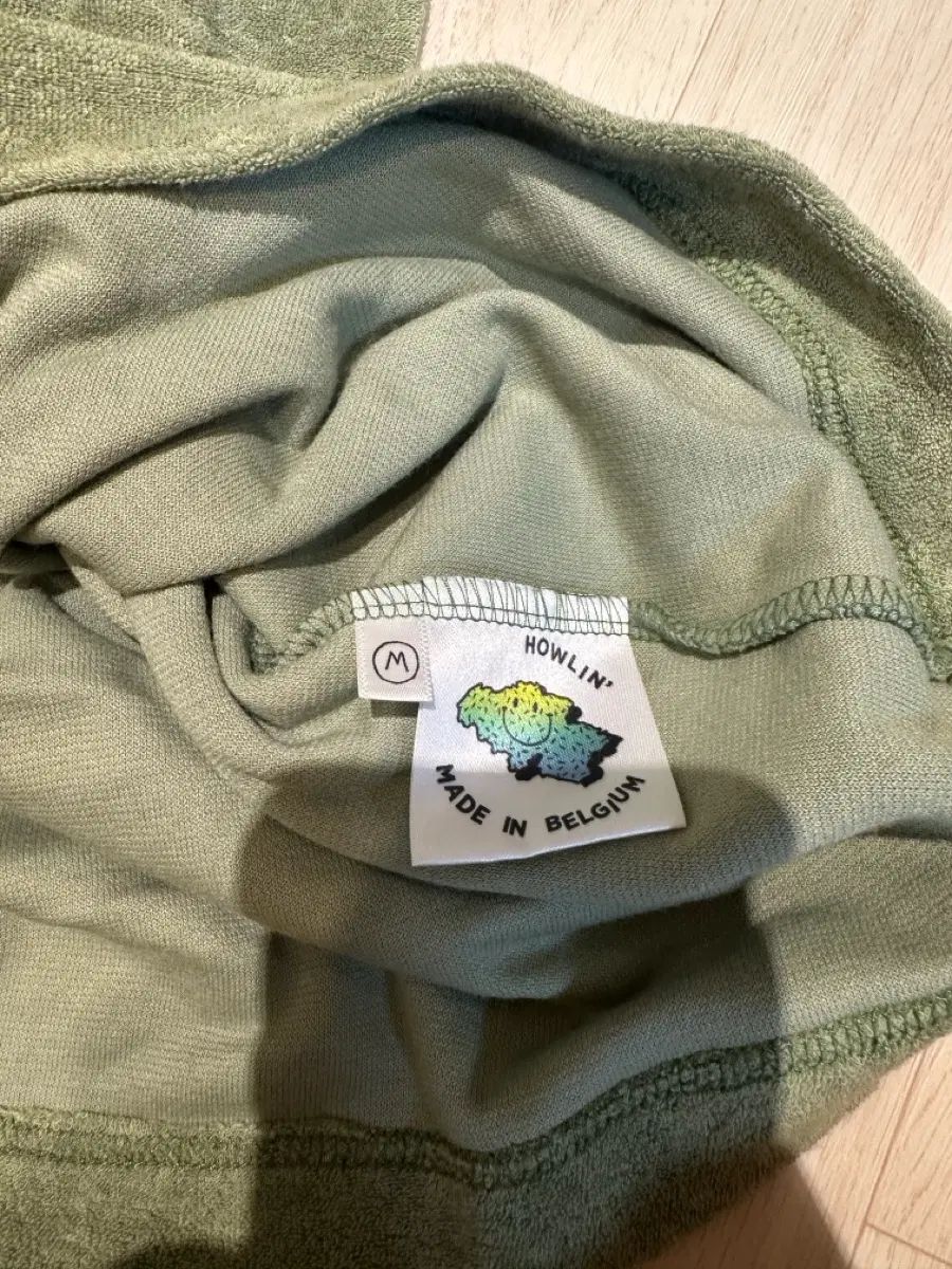 ハウリン フレンチテリー 半袖 カラーTシャツ グリーン M 出品