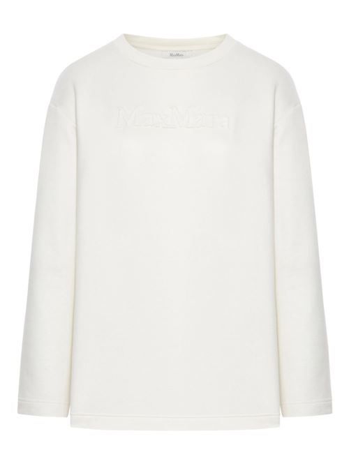 MAX MARA クルーネックコットンスウェットシャツ 送料無料