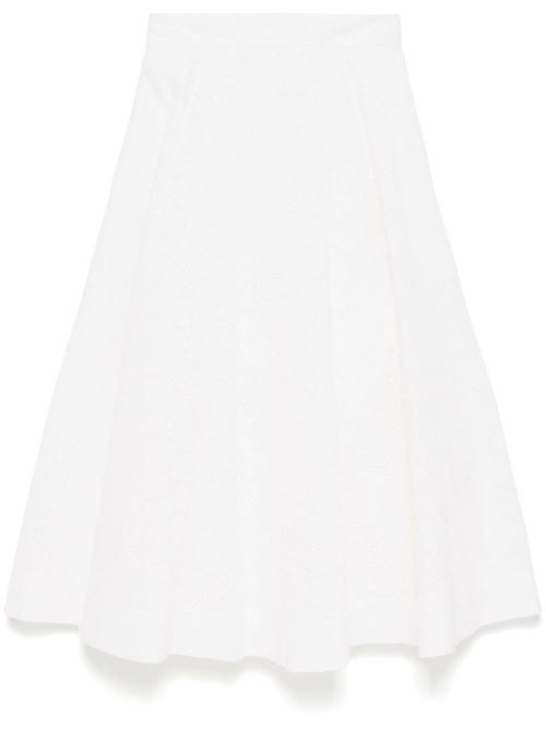 ZIMMERMANN クラッシュコットン ミディスカート 送料無料 74,993円