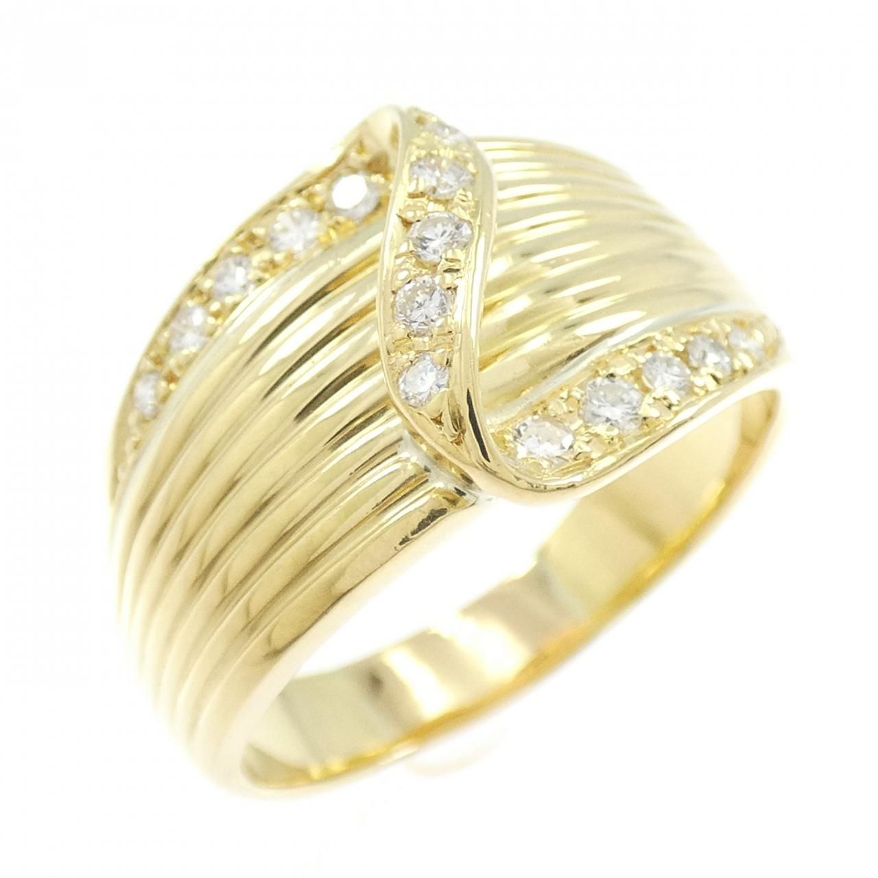 K18YG ダイヤモンド リング 0.24CT