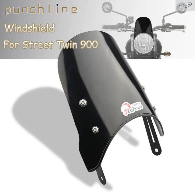 Street Twin 900 Speed Twin 1200 Street Scrambler 900 Scrambler 400X Speed 400 Windshield Windscreen Wind Deflectors